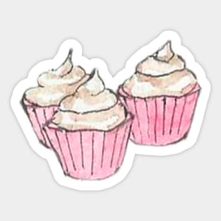 "Cupcakes" sweet sticker Sticker